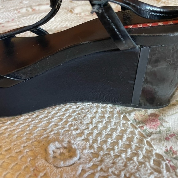 Prada platform wedge patent leather - Picture 9 of 11